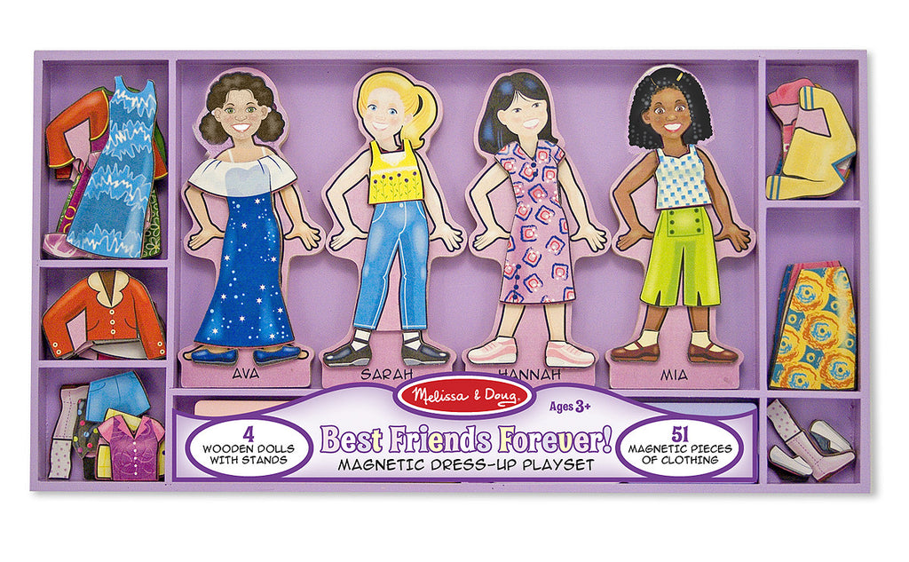 Melissa & Doug Best Friends Forever! Magnetic Dress-Up 3549