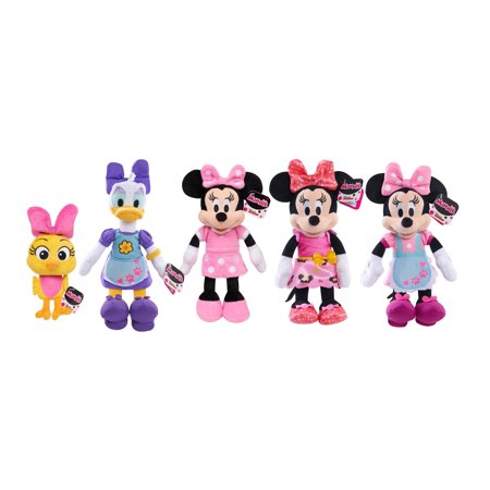 Assorted Minnie Mouse Minnie Bowtique Beanz Plush Toys