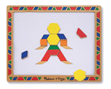Melissa & Doug Magnetic Pattern Block Kit 3590