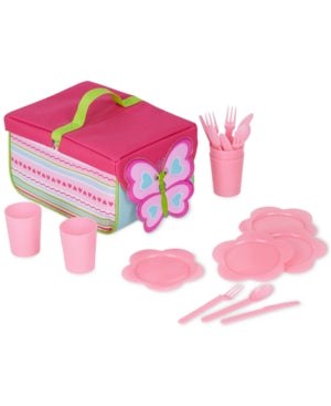 Melissa & Doug Girls' Cutie Pie Butterfly Picnic Set