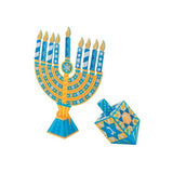 Melissa & Doug Mess-Free Glitter Menorah and Dreidel