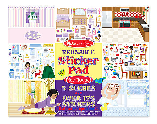 Melissa & Doug Reusable Sticker Pad - Play House!