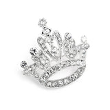 Crystal Rhinestone Crown Pin for Pageant