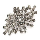 Budding Crystal Blossoms Wedding Pin 3718P