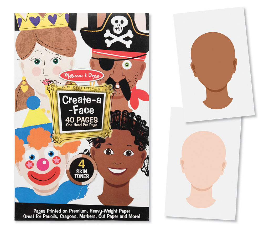 Melissa & Doug Create-a-Face Pad