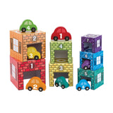 Melissa and Doug Kids' Nesting & Sorting Garages & Cars Toy