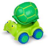 Melissa & Doug Sunny Patch Snappy Turtle Cement Mixer Construction Vehicle