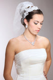 Handmade Tulle Birdcage Blusher Bridal Veil 3900V-W