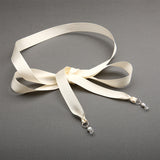 Ivory Satin Ribbon Headband for DIY Bridal or Prom Hair Accessory