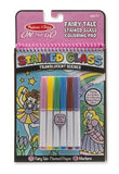 Melissa & Doug On the Go Stained Glass Coloring Pad - Fairy Tale