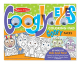 Melissa and Doug Wacky Faces Googly Eyes Coloring Pad Toy
