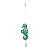 Fantasy Glass™ - Seahorse, Peacock