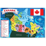 Melissa And Doug Canada Map Jumbo Floor Puzzle 48pc
