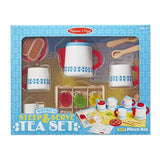 Melissa & Doug Wooden Steep & Serve Tea Set