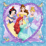 Ravensburger Princess™ Lovely Disney Princesses (150 pc Heart Shaped Puzzle in Puzzle) 10040