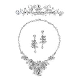 Top-Selling Handmade Tiara, Necklace & Earrings Set with Genuine  Crystals 4005TS