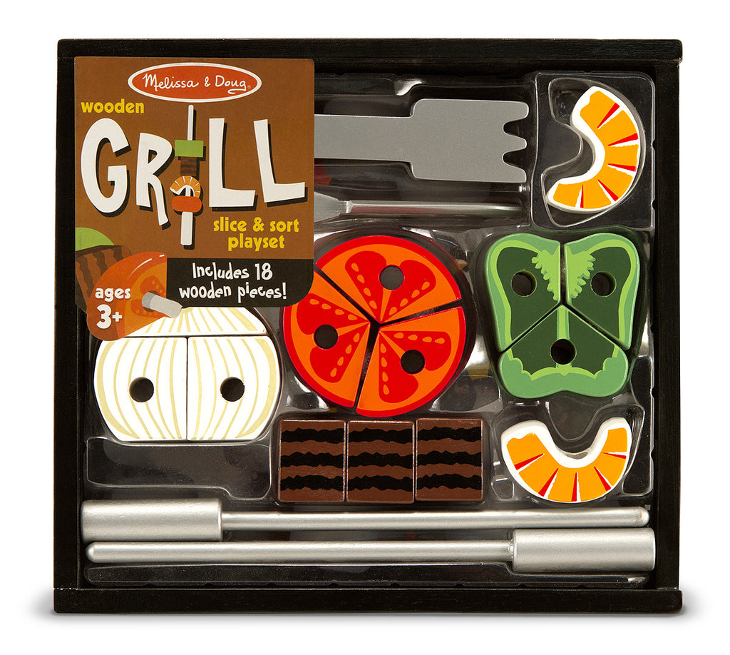 Melissa & Doug Grill Slice & Sort Playset 4024