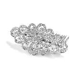 Dazzling Crystal Swirls Bridal or Prom Hair Comb 4026HC