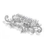 Wedding or Prom Hair Comb with Pave Crystal Vines 4027HC