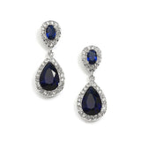 Top-Selling Cubic Zirconia Teardrop Wedding or Bridesmaids Earrings 4036E