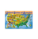 Melissa and Doug Kids Toy, U.s.a. Map Puzzle