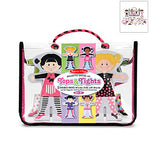 Melissa & Doug Tops and Tights Magnetic Dress-Up Wooden Doll Pretend Play Set (56+pc)