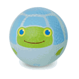 Melissa & Doug Sunny Patch Dilly Dally Turtle Classic Rubber Kickball