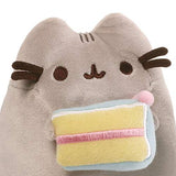 GUND Pusheen and Stormy Birthday Plush Stuffed Animals Collector, Gray, Set of 2