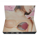 Nubra Women's Silicone Adhesive Bra, Pink, C