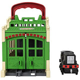 Thomas & Friends Connect & Go shed and Push-Along Train Engine Percy - GWX65