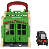 Thomas & Friends Connect & Go shed and Push-Along Train Engines for Preschool Kids Ages 3 Years and up