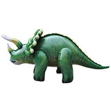 Jet Creations 43 inch Triceratops Inflatable Air Stuffed Plush Dinosaur, Durable Self Standing, one of the best toys, party decorations and favors for kids and adults, 6 years and up, DI-TRI4