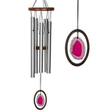 Woodstock Chimes WAGRL The Original Guaranteed Musically Tuned Large Agate Wind Chime, Red