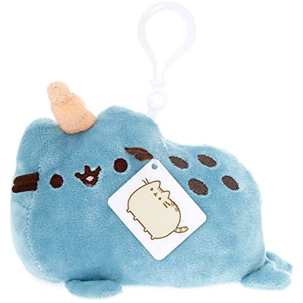 Claire's Girl's Pusheen Pusheenimals Narwhal Plush Toy Clip - Blue