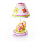 Guidecraft Hand-painted & Hand Crafted Butterfly Buddies Kids Table Lamp G86607