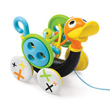 Push Pull Along Toy for Baby, Duck Whistles As Toddlers Pull It With Bead Coaster Developmental Toys For Ages 1-3 Years