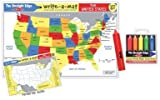 Melissa & Doug The United States Write-A-Mat placemat