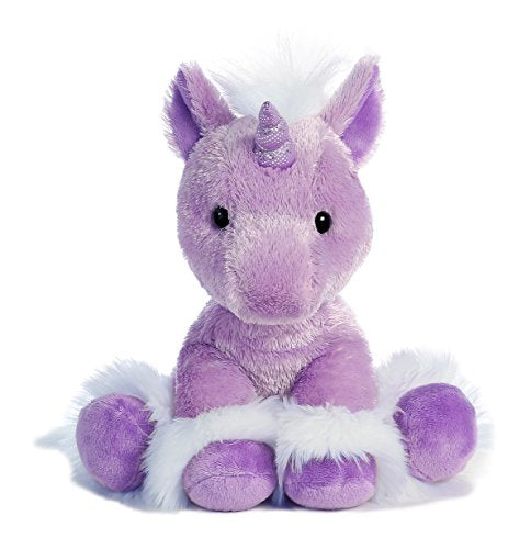 Aurora World Dreaming of You Plush Unicorn, Purple, 12"