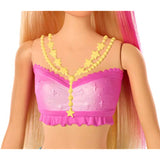 Barbie Dreamtopia Sparkle Lights Mermaid Doll with Swimming Motion and Underwater Light Shows, Approx 12-Inch with Pink-Streaked Blonde Hair, Gift for 3 to 7 Year Olds