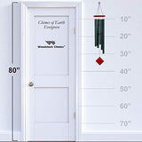 Woodstock Chimes Evergreen Original Guaranteed Musically Tuned Chimes of Earth, 37x11x11 cm
