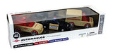 Automoblox Collectible Wood Toy Cars and Trucks—Mini S9 Police/X9 Fire/T900 Rescue 3-Pack (Compatible with other Mini and Micro Series Vehicles)