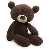 GUND Fuzzy Teddy Bear Stuffed Animal Plush, Chocolate Brown, 24"
