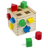Melissa & Doug Shape Sorting Cube with Pounding Bench