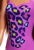 Barbie Beach Doll - Cheetah Print