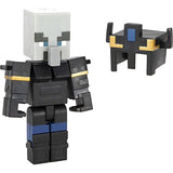 Minecraft Illager Royal Guard 3.25-in Collectible Battle Figure and Accessories, Based on Video Game, Imaginative Story Play Gift for Boys and Girls Age 6 and Older