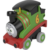 Bundle of 2 |Thomas & Friends Press n' Go Stunt Train Engine Racing (Thomas + Percy)