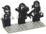 Bundle of 2 |Brictek Mini-Figurines (2 pcs Construction & 3 pcs SWAT Police Sets)