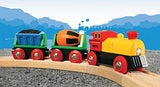 BRIO World - 33319 Battery Operated Action Train | 3 Piece Toy Train for Kids Ages 3 and Up