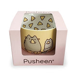 Pusheen by Our Name is Mud Stoneware Chips Snack Bowl, Yellow, 4"
