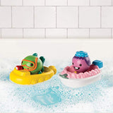 Sago Mini, Fins’ Submarine Squirter & Boat Floatie, Bpa & Mold Free Easy Clean Bath Toys, for Ages 1 & Up